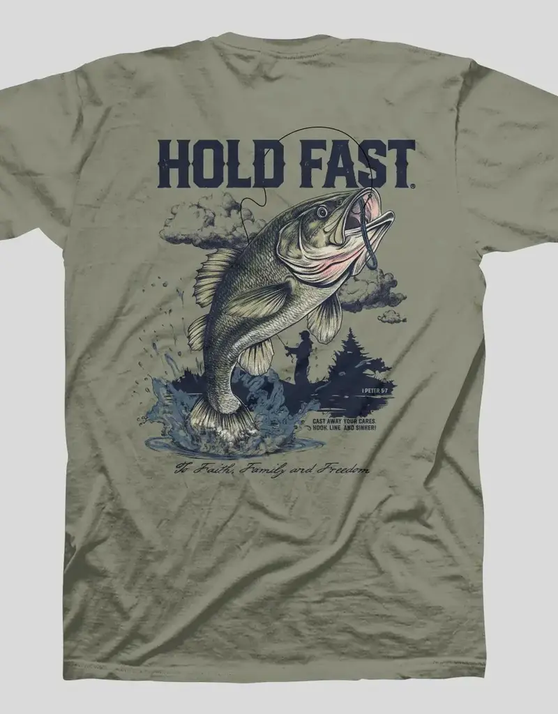 HOLD FAST Mens T-Shirt Fishing