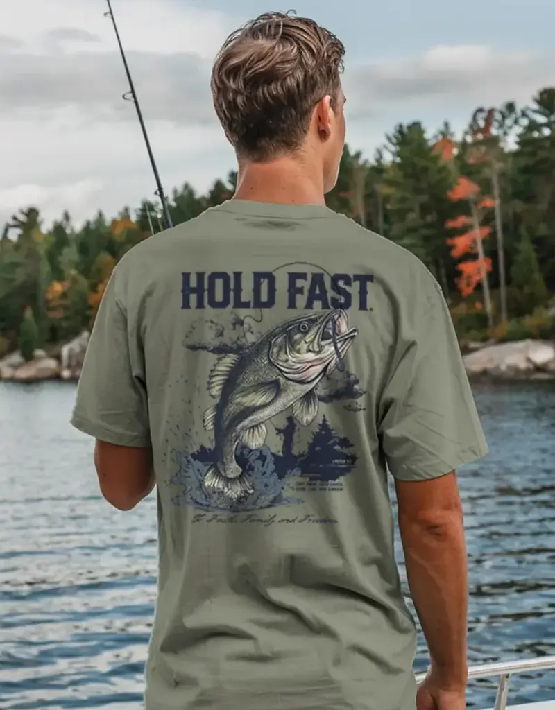 HOLD FAST Mens T-Shirt Fishing