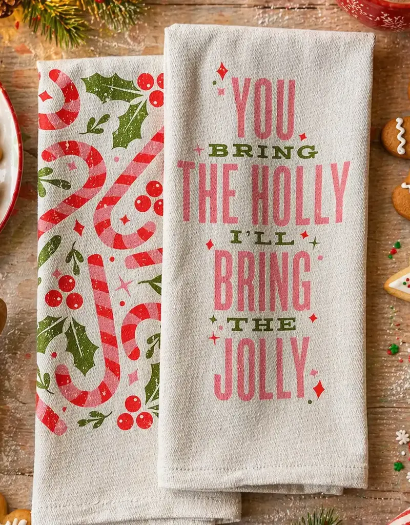 You Bring the Holly... Kitchen Towel