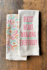 Bless Your Heart...Mahjong Kitchen Towel