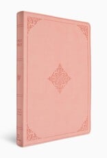ESV Giant Print Value Thinline Bible  TruTone®, Blush Rose, Fleur-de-lis Design