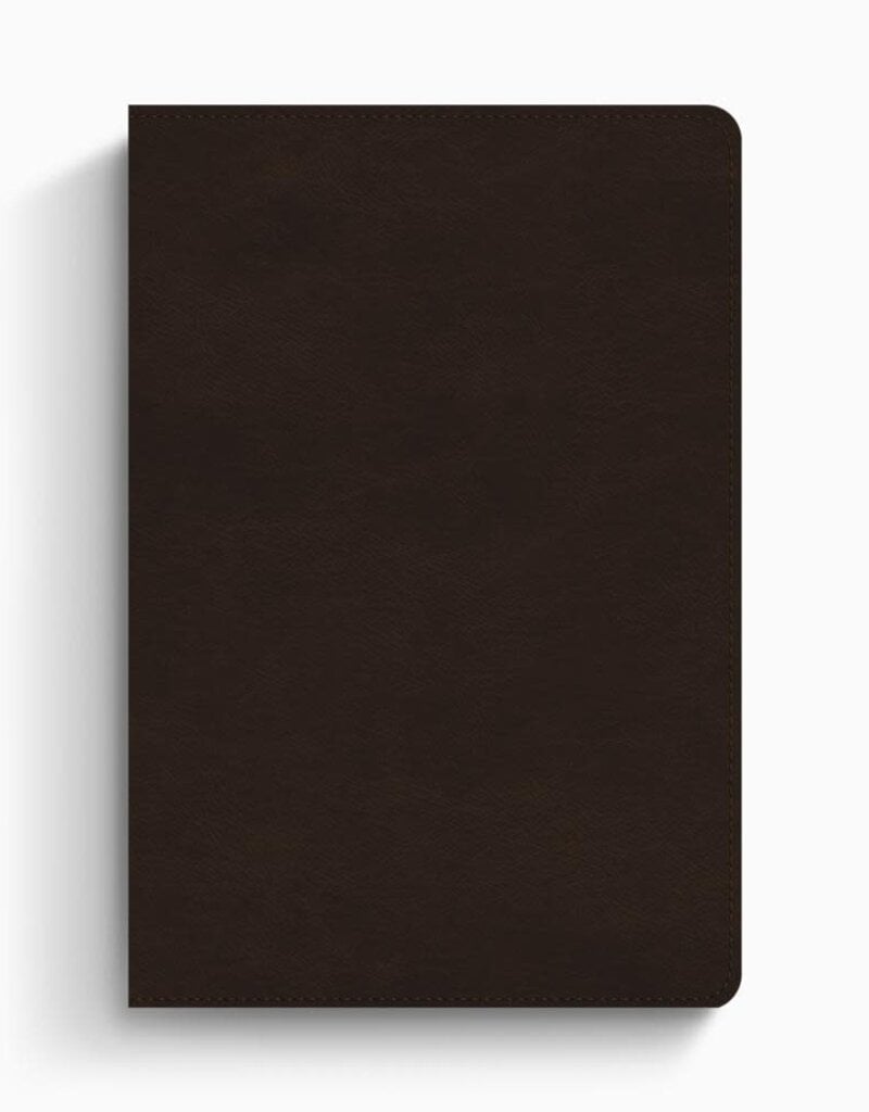 ESV Giant Print Thinline Bible, Red Letter  TruTone®, Deep Brown