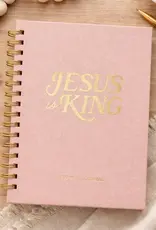 Jesus Is King Prayer Journal - Blush Linen