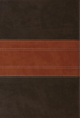 ESV Large Print Personal Size Bible, Red Letter  TruTone®, Forest/Tan, Trail Design