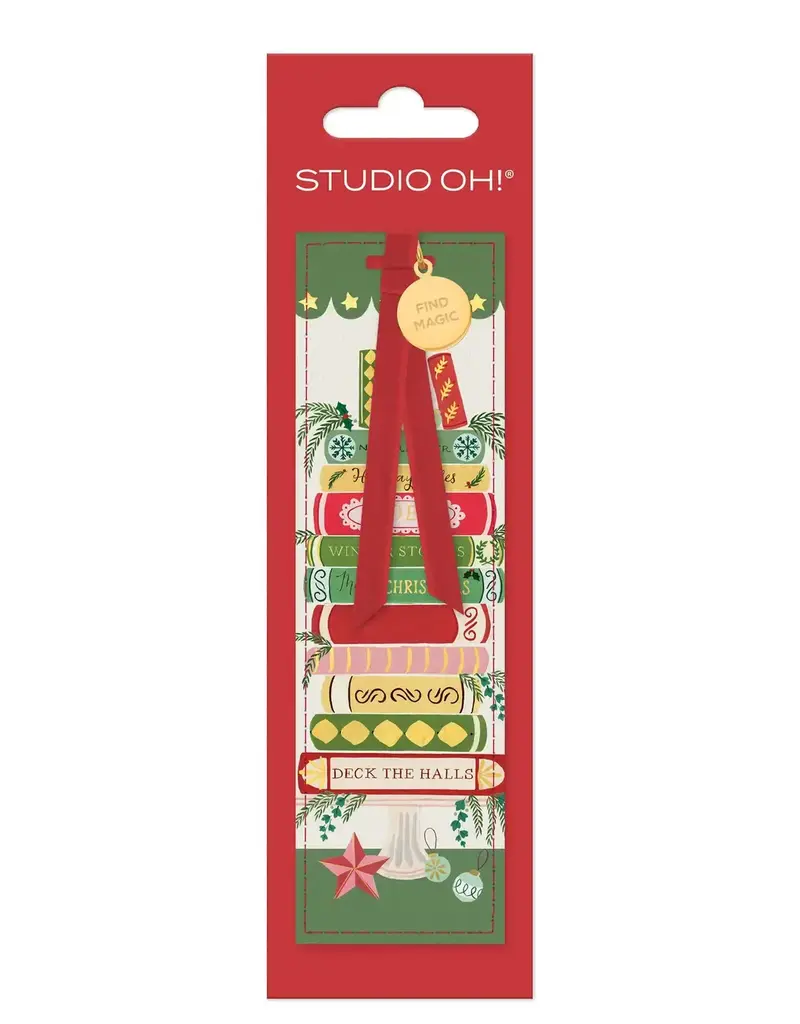 Bookish Christmas First Edition Bookmark