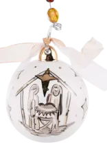 Gold Star Oh Holy Night Ornament