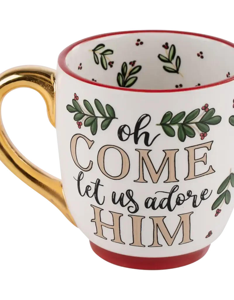 Let Us Adore Him Mug