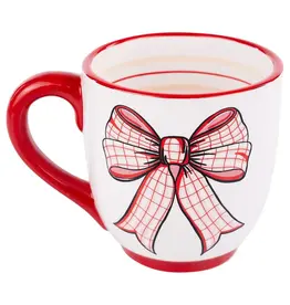 Pink/Red Bow Mug