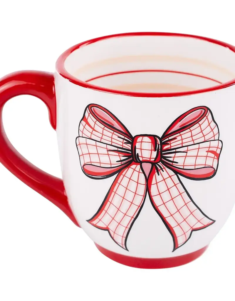 Pink/Red Bow Mug