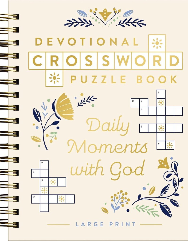 Daily Moments with God: Devotional Crossword Puzzle Book