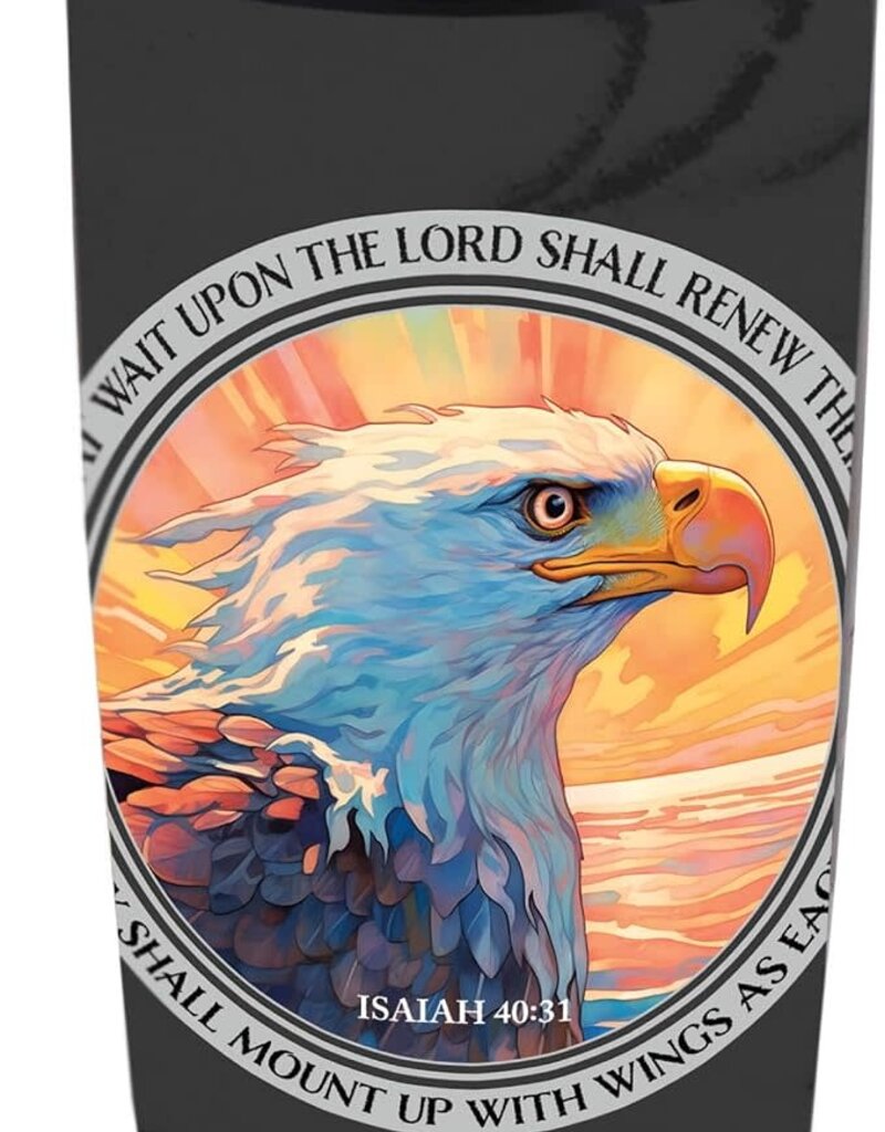 Tumbler Eagle But They That Wait 20 Oz