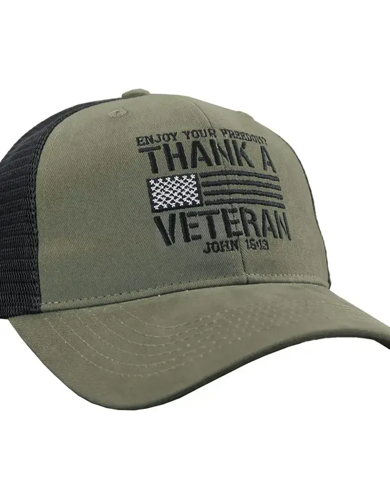 Hold Fast Mens Cap Thank A Veteran Flag