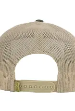 Leather Cross Olive Cap