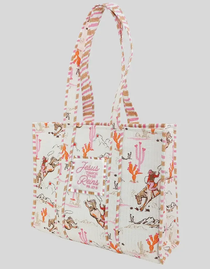 Tote Bag Jesus Take the Reins