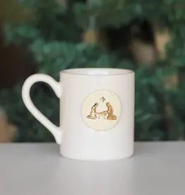 Ceramic Nativity Mug Set