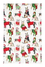 Christmas Dogs Kitchen Towel