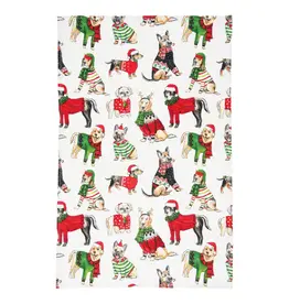 Christmas Dogs Kitchen Towel