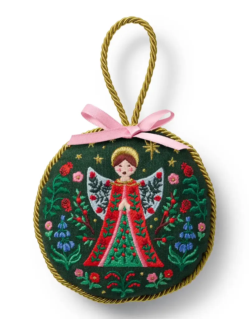 Angel Embroidered Ornament