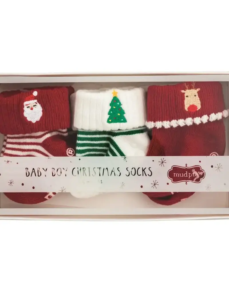 Boy Christmas Socks Boxed Set