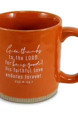 Mug Powerful Words Grateful Rust 16 oz.