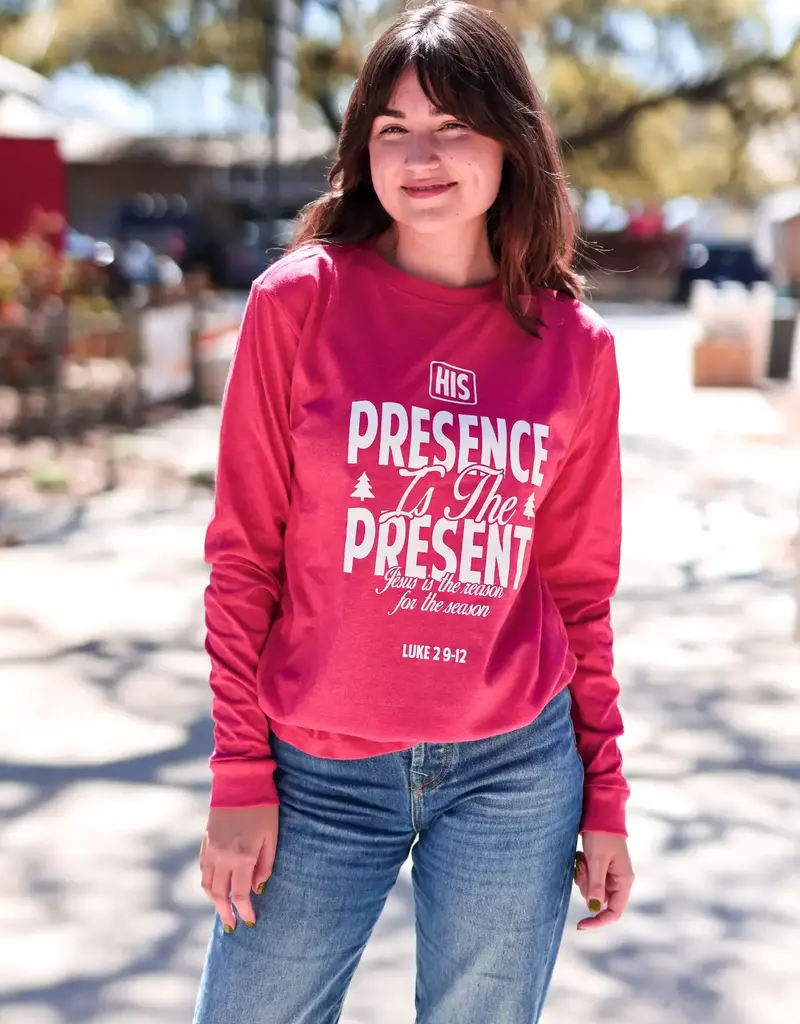 His Presence Is the Present (Red) - Ls Crew