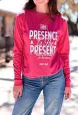 His Presence Is the Present (Red) - Ls Crew