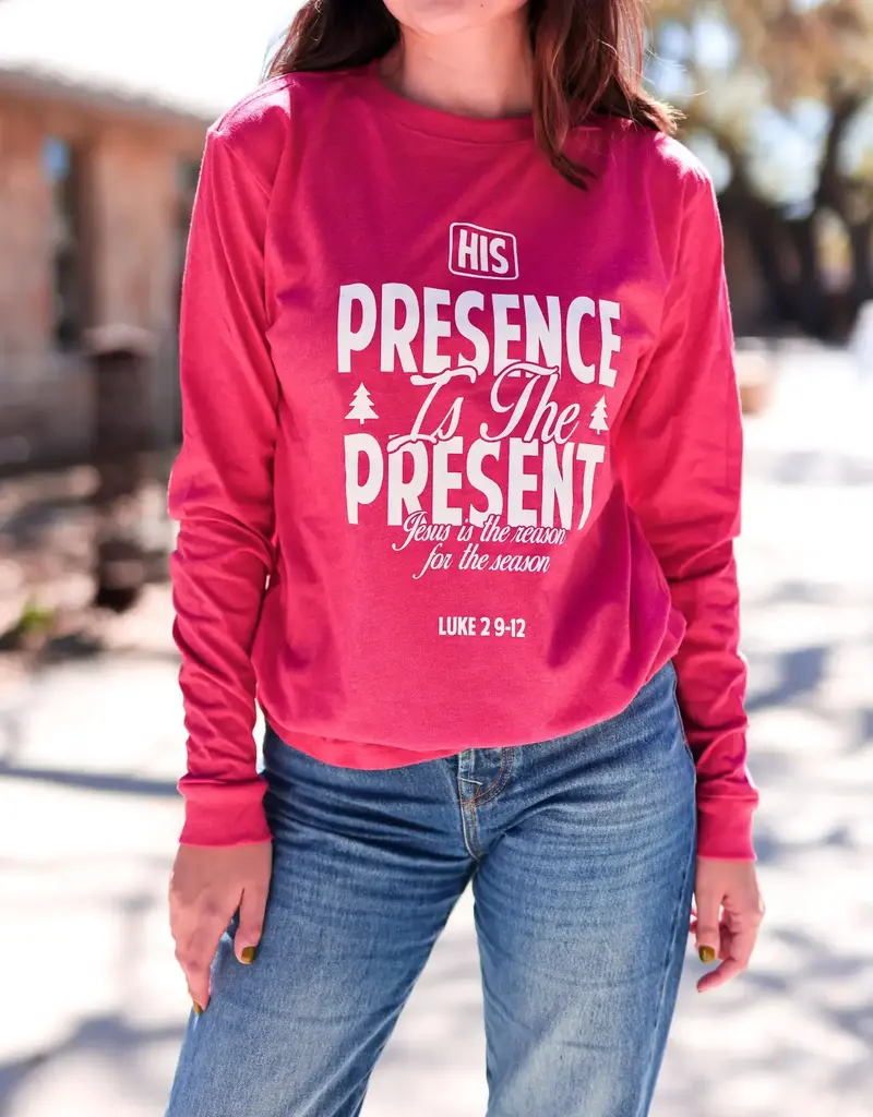 His Presence Is the Present (Red) - Ls Crew