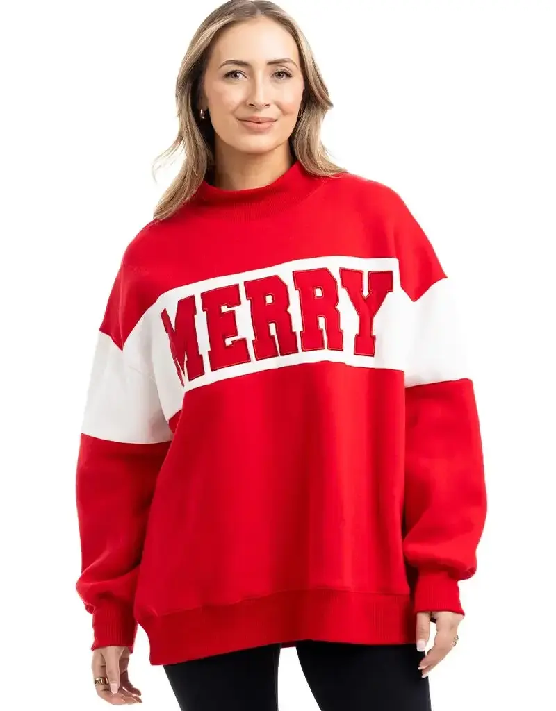 Merry Mockneck Sweatshirt