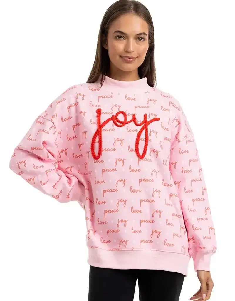 Joy Knit Wholesale Mockneck Sweatshirt