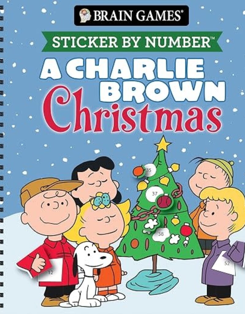 Brain Games - Sticker by Number: A Charlie Brown Christmas
