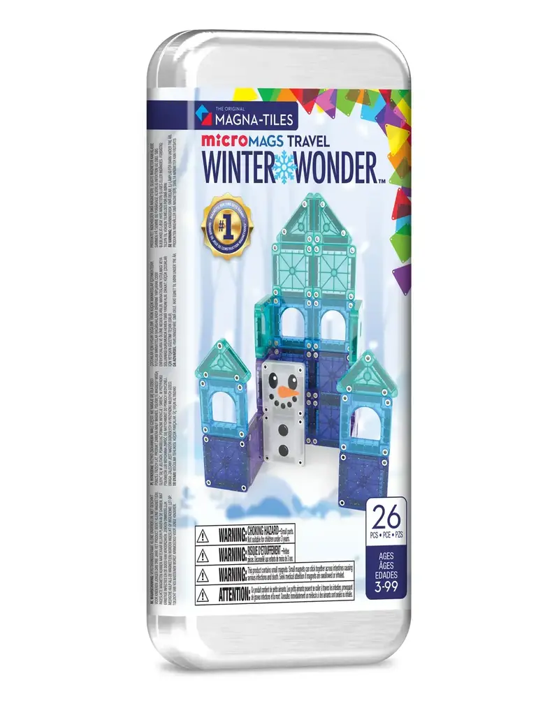 Magna-Tiles Winter Wonder 26-Piece Travel Set