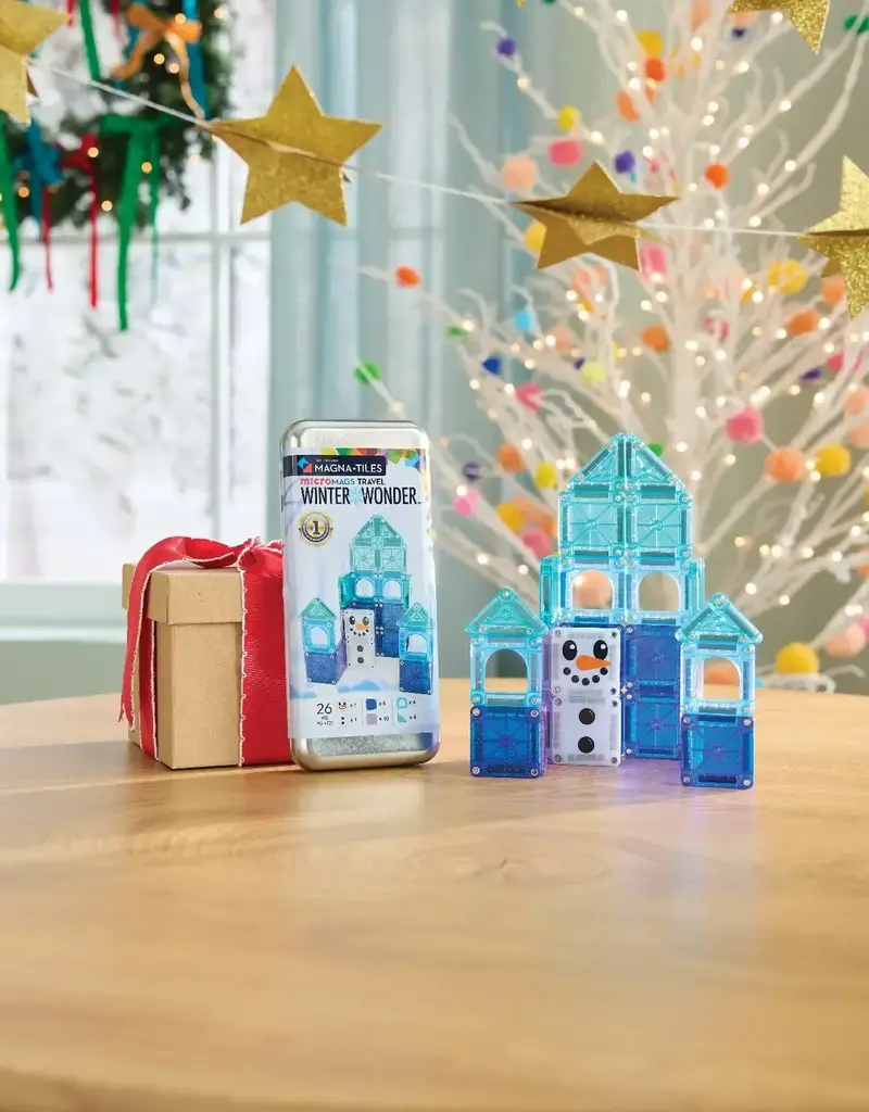 Magna-Tiles Winter Wonder 26-Piece Travel Set