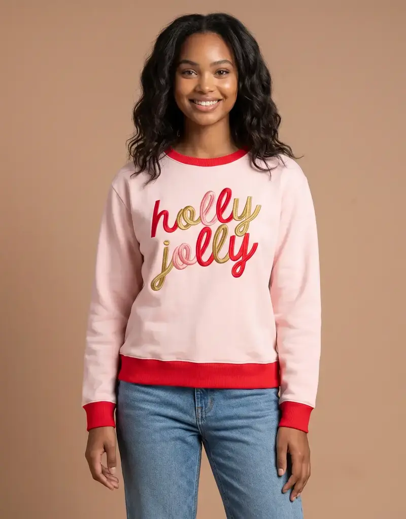 Holly Jolly Crew Neck Sweatshirt