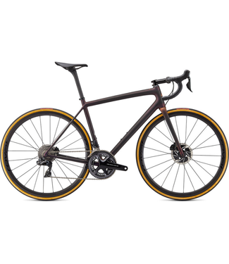 SPECIALIZED S-Works Aethos - Dura Ace Di2  Satin Carbon/Red Gold Chameleon/Bronze Foil 54