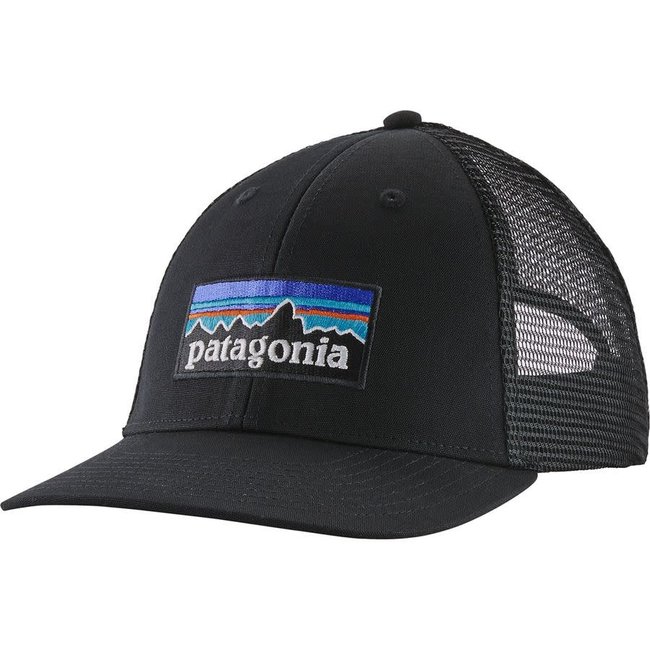 PATAGONIA P-6 Logo LoPro Trucker Hat Black