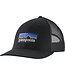 PATAGONIA P-6 Logo LoPro Trucker Hat Black