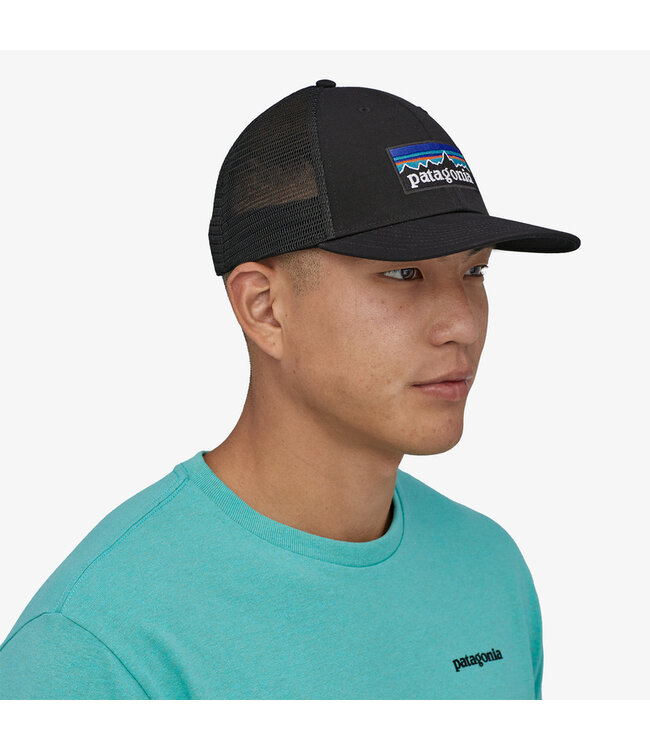 PATAGONIA P-6 Logo LoPro Trucker Hat Black
