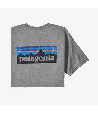 PATAGONIA Patagonia P-6 Logo Responsibili-Tee Gravel Heather Medium