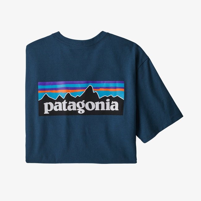 PATAGONIA P-6 Logo Responsibili-Tee Crater Blue XLarge