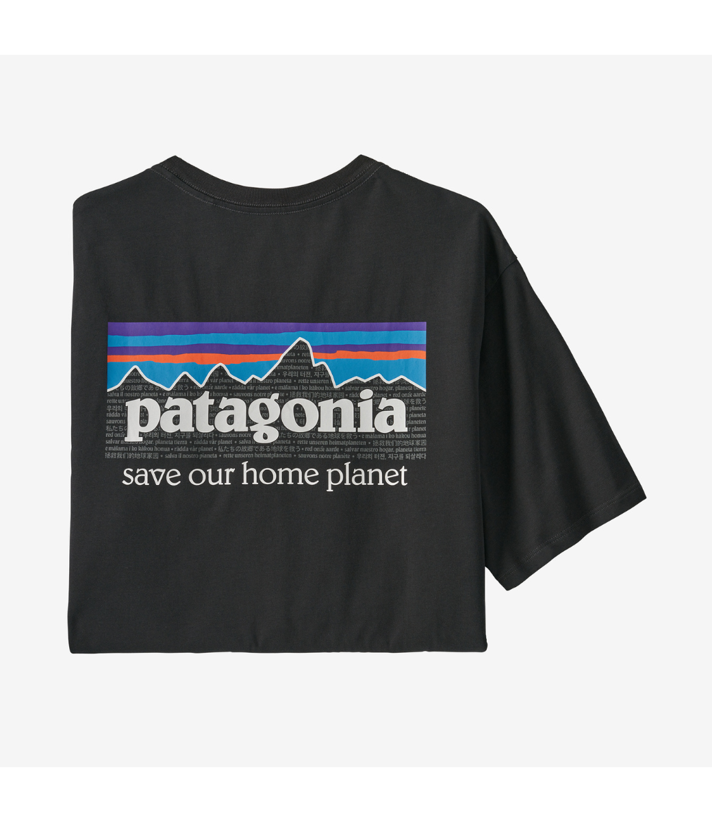 fejl design Punktlighed Patagonia Men's P-6 Logo Organic T-Shirt Men's - No Boundaries Sport