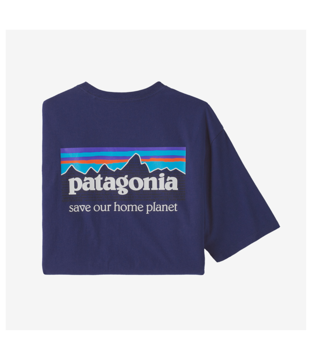 forecast Oceania Interruption Patagonia Men's P-6 Logo Organic T-Shirt Men's - No Boundaries Sport