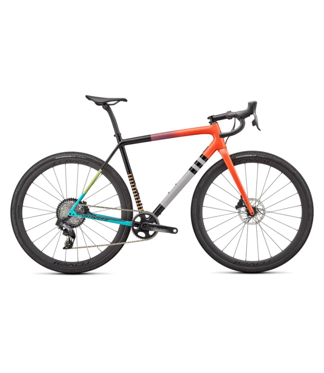 SPECIALIZED Specialized Crux Pro Gloss Coral Lilac Fade/Carbon/Limestone/Papaya/Grey/Black 52