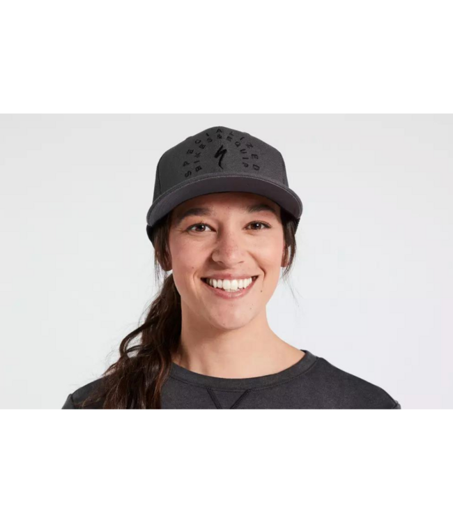 SPECIALIZED Specialized  New Era Stoke Trucker Hat Charcoal