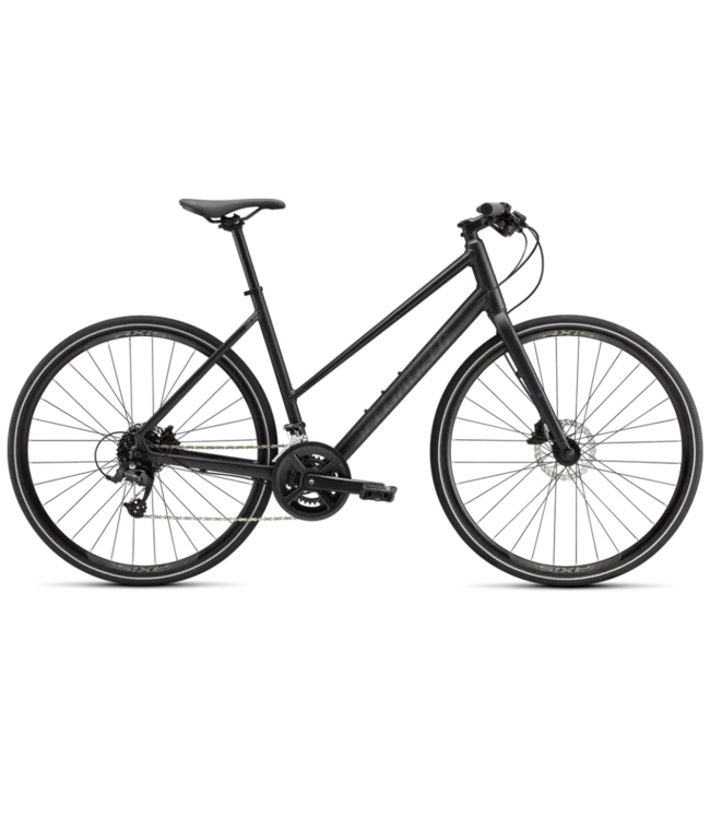SPECIALIZED Specialized Sirrus 2.0 Step-Through Satin Cast Black / Gloss Black / Satin Black Reflective Small