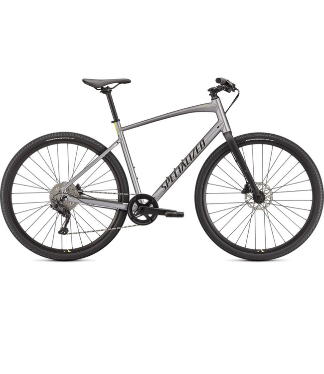 SPECIALIZED Specialized Sirrus X 3.0 Gloss Flake Silver / Ice Yellow / Satin Black Reflective  Medium
