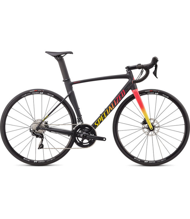 SPECIALIZED Specialized Allez Sprint Comp Disc Satin/Gloss Black/Golden Yellow-Vivid Pink Fade 56