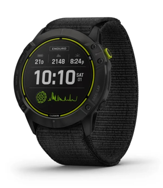 GARMIN Enduro™ 2 Carbon Gray DLC Titanium w/Black UltraFit Nylon Strap Watch