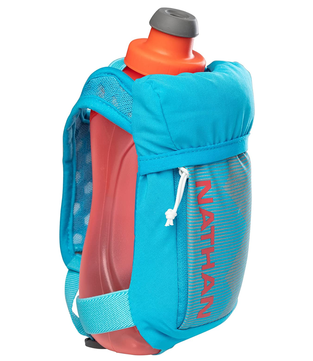 Nathan QuickSqueeze 18oz Insulated Handheld Estate Blue/White