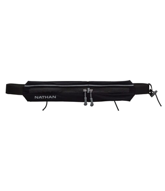 NATHAN Mirage Pak Plus Adjustable Running Belt Black/Reflective Silver