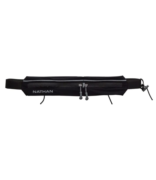 NATHAN Mirage Pak Plus Adjustable Running Belt Black/Reflective Silver